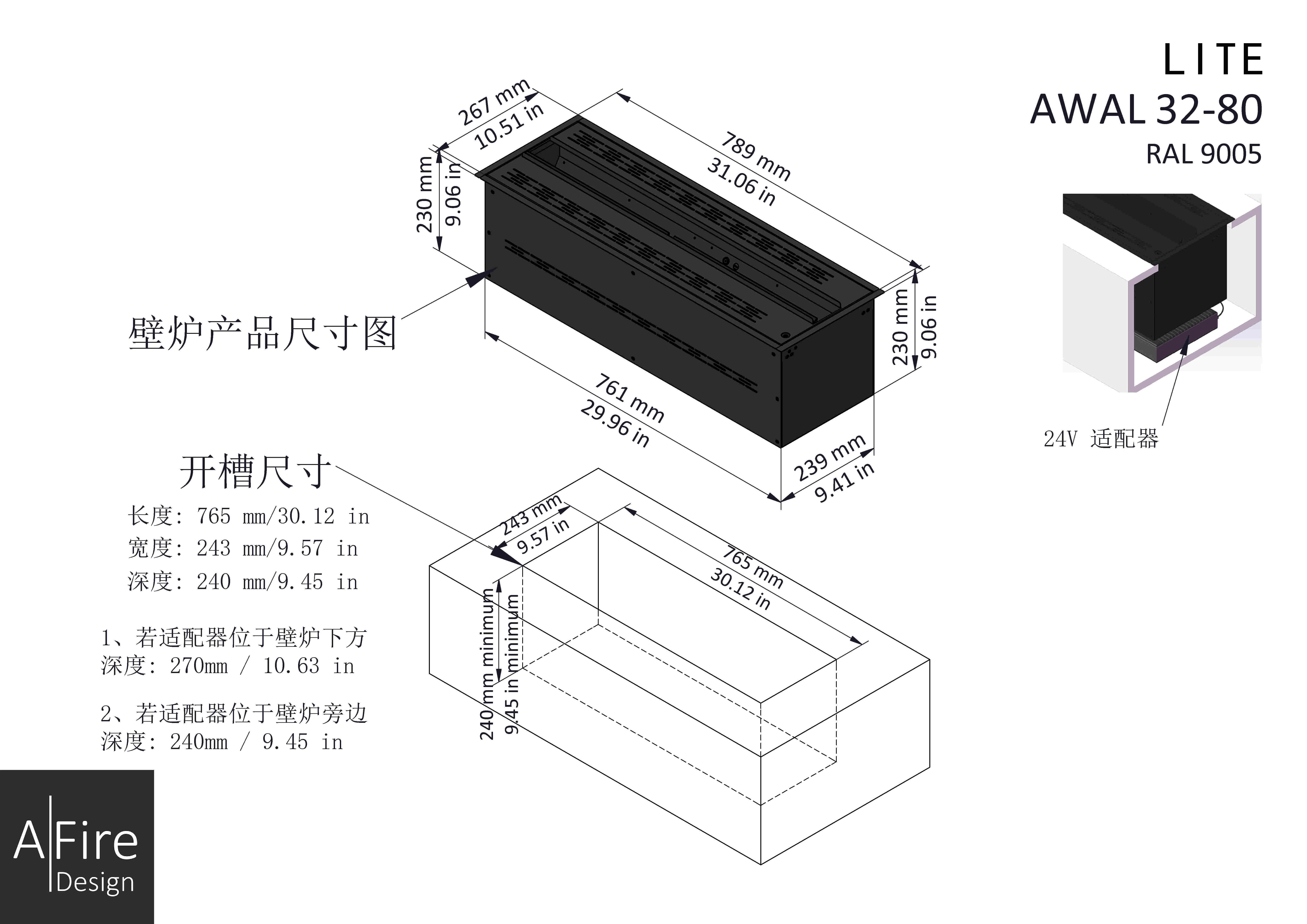 （图1）产品尺寸&开槽尺寸图